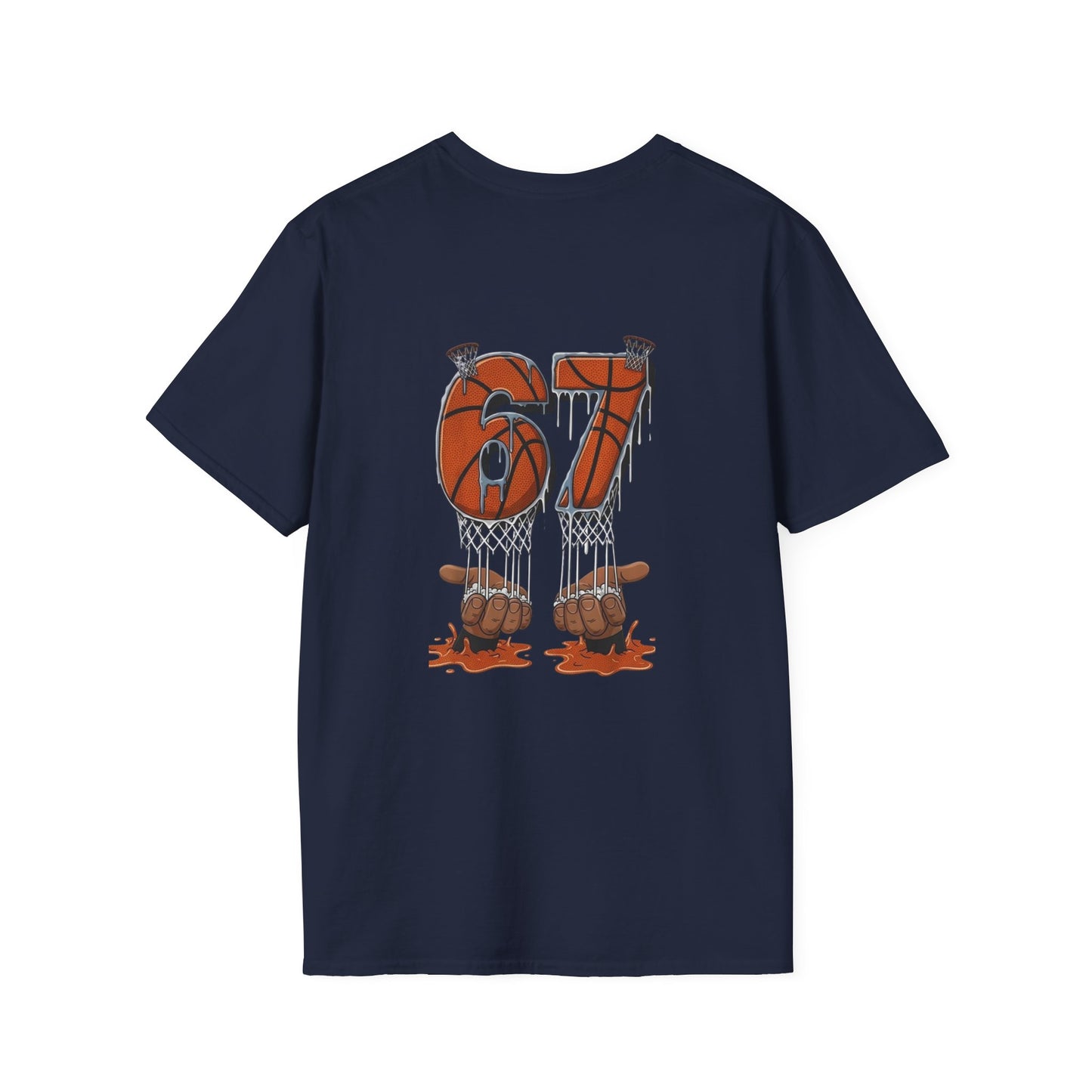 BasketBall Orange Word Art Tee — BasketBall Passion Graphic T-Shirt