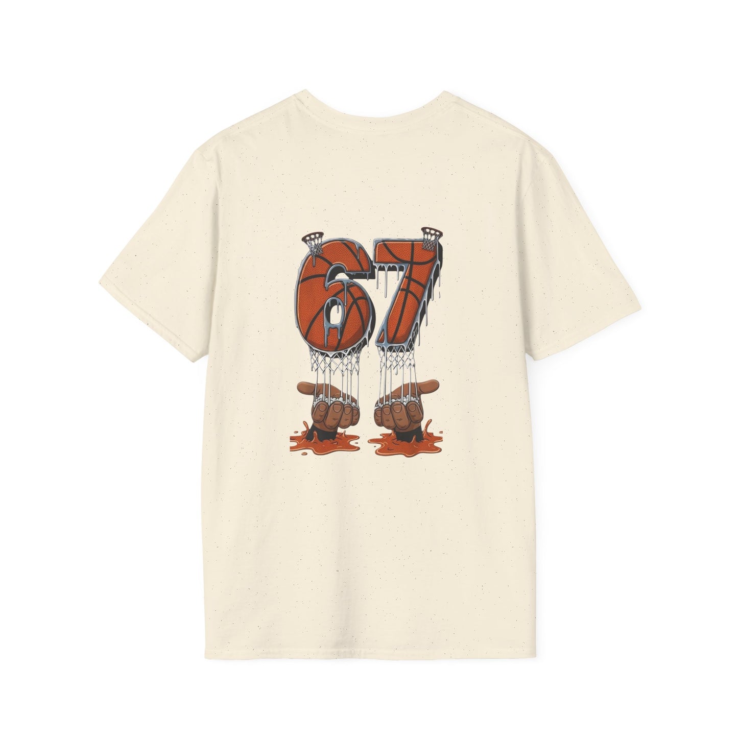 BasketBall Orange Word Art Tee — BasketBall Passion Graphic T-Shirt