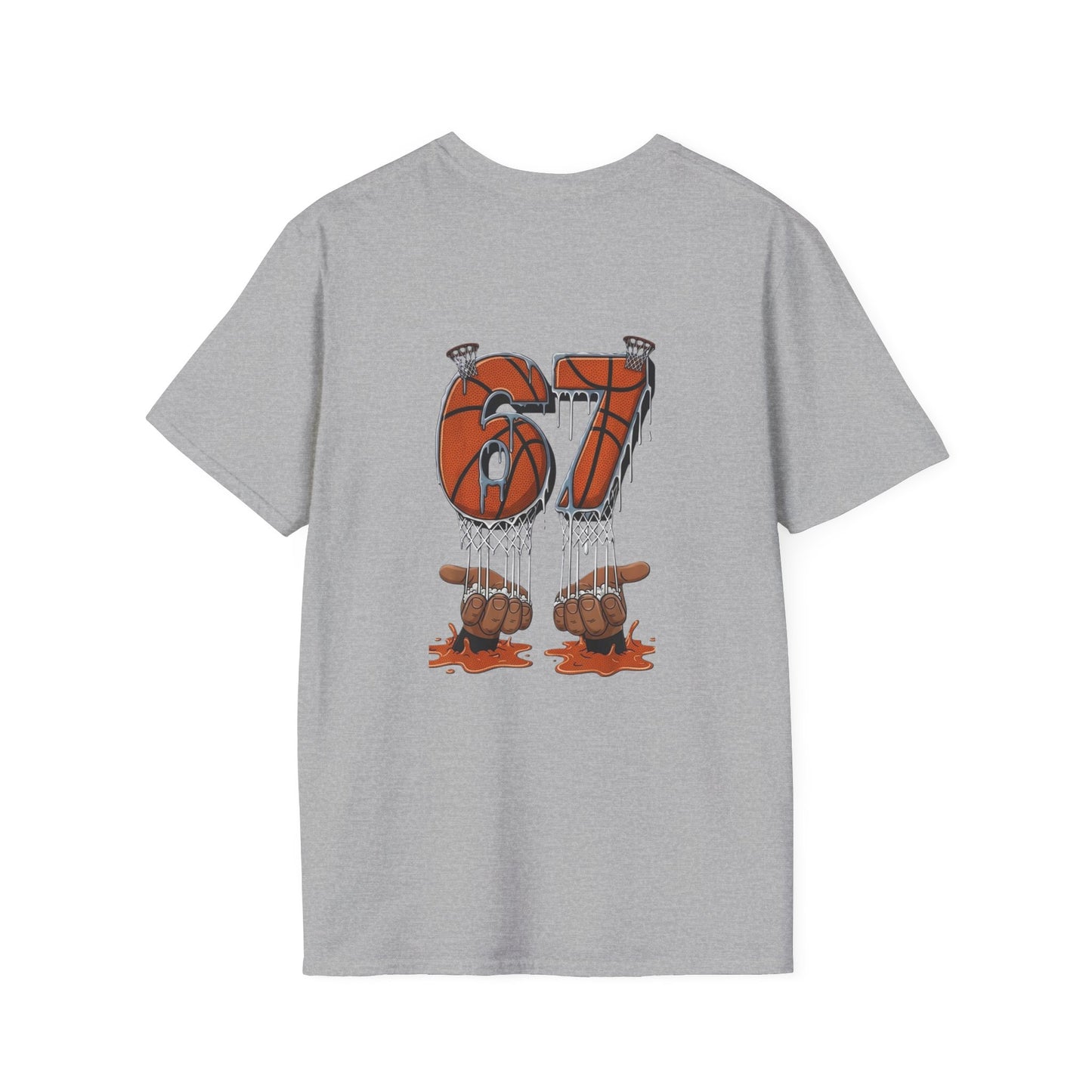 BasketBall Orange Word Art Tee — BasketBall Passion Graphic T-Shirt