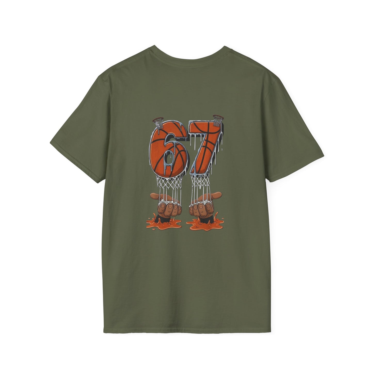 BasketBall Orange Word Art Tee — BasketBall Passion Graphic T-Shirt