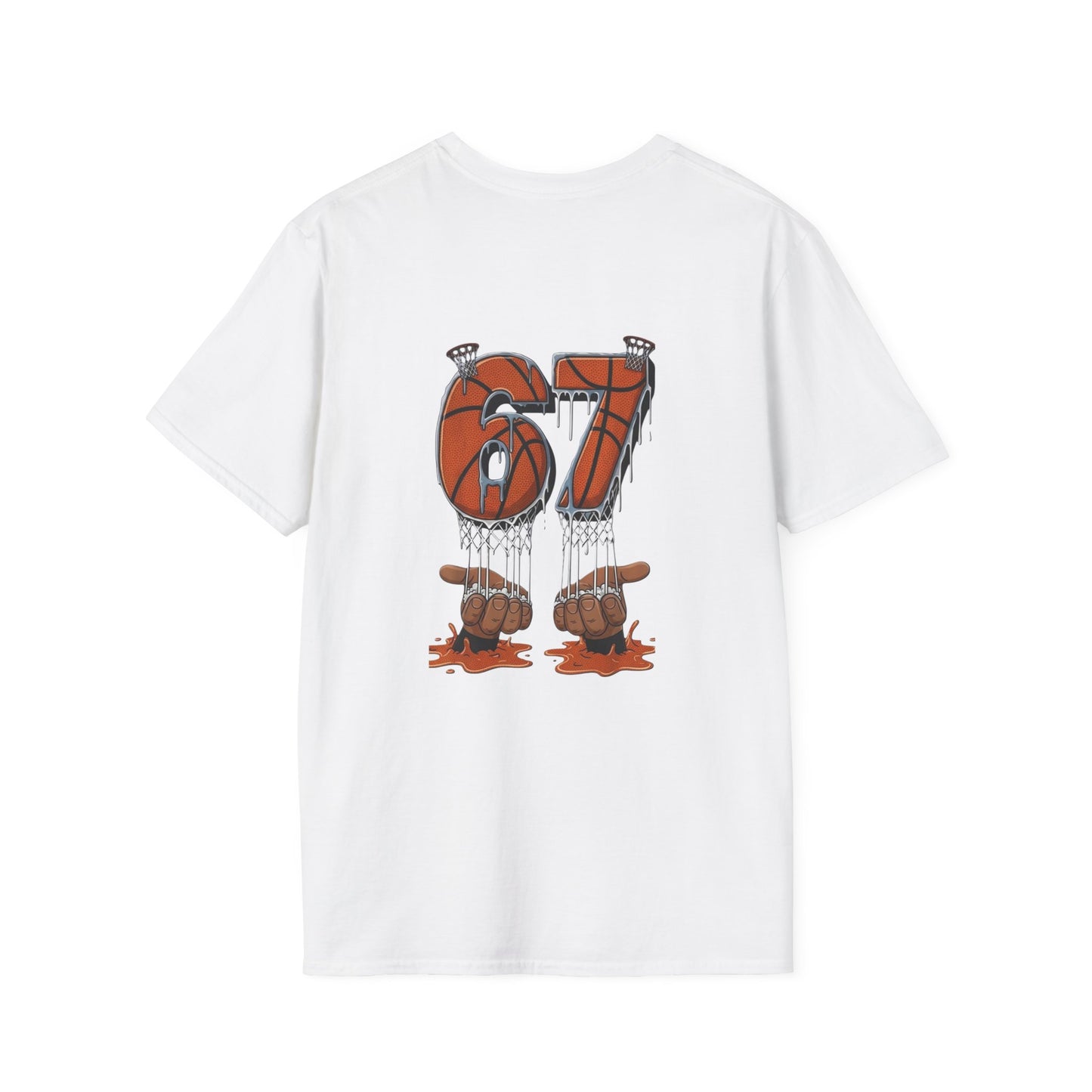 BasketBall Orange Word Art Tee — BasketBall Passion Graphic T-Shirt