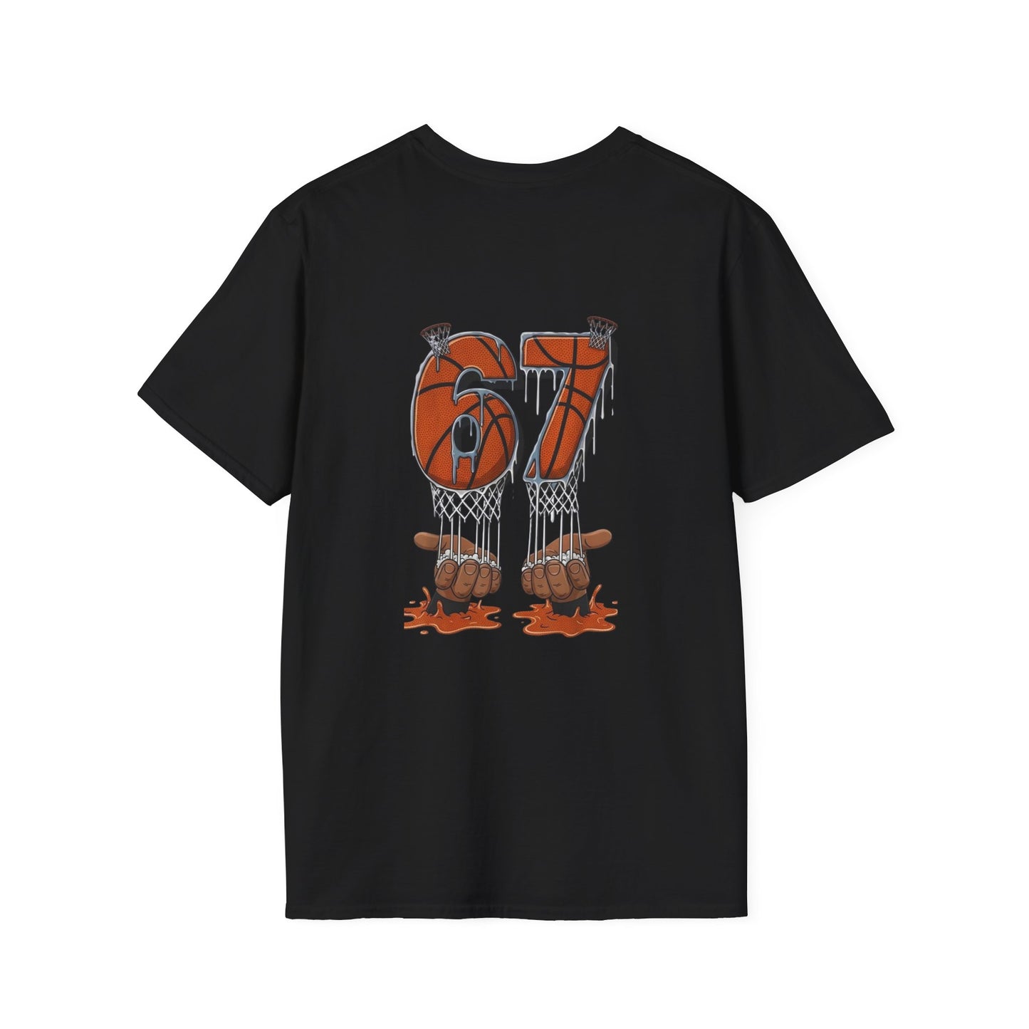 BasketBall Orange Word Art Tee — BasketBall Passion Graphic T-Shirt